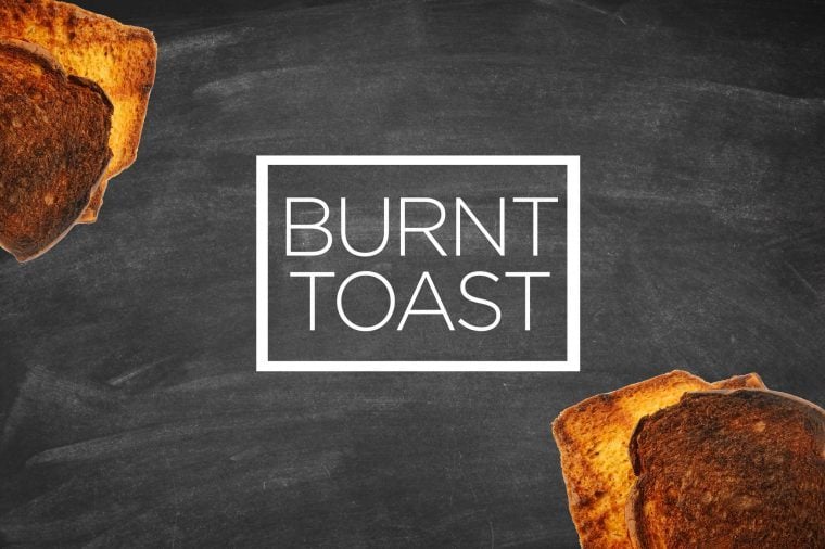 burnt toast