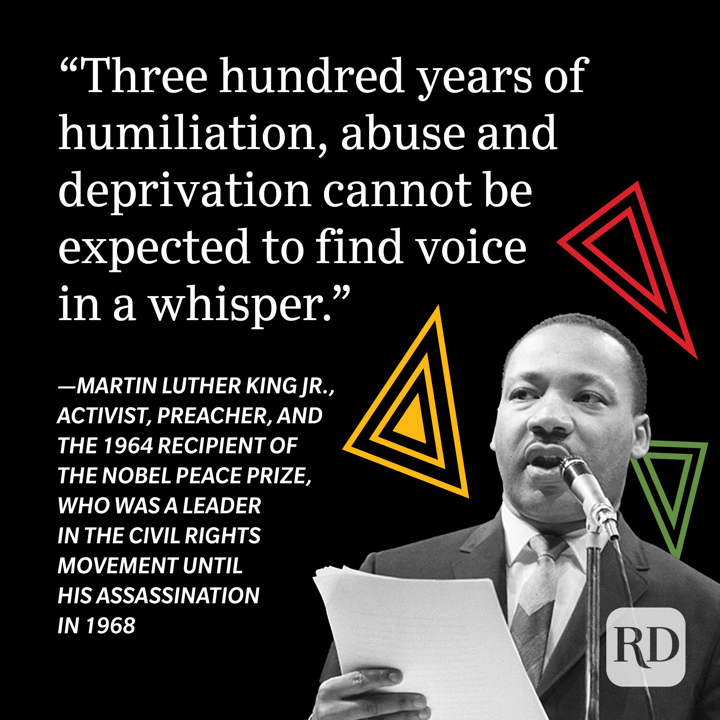 Martin Luther King Jr. Black History Month Quote