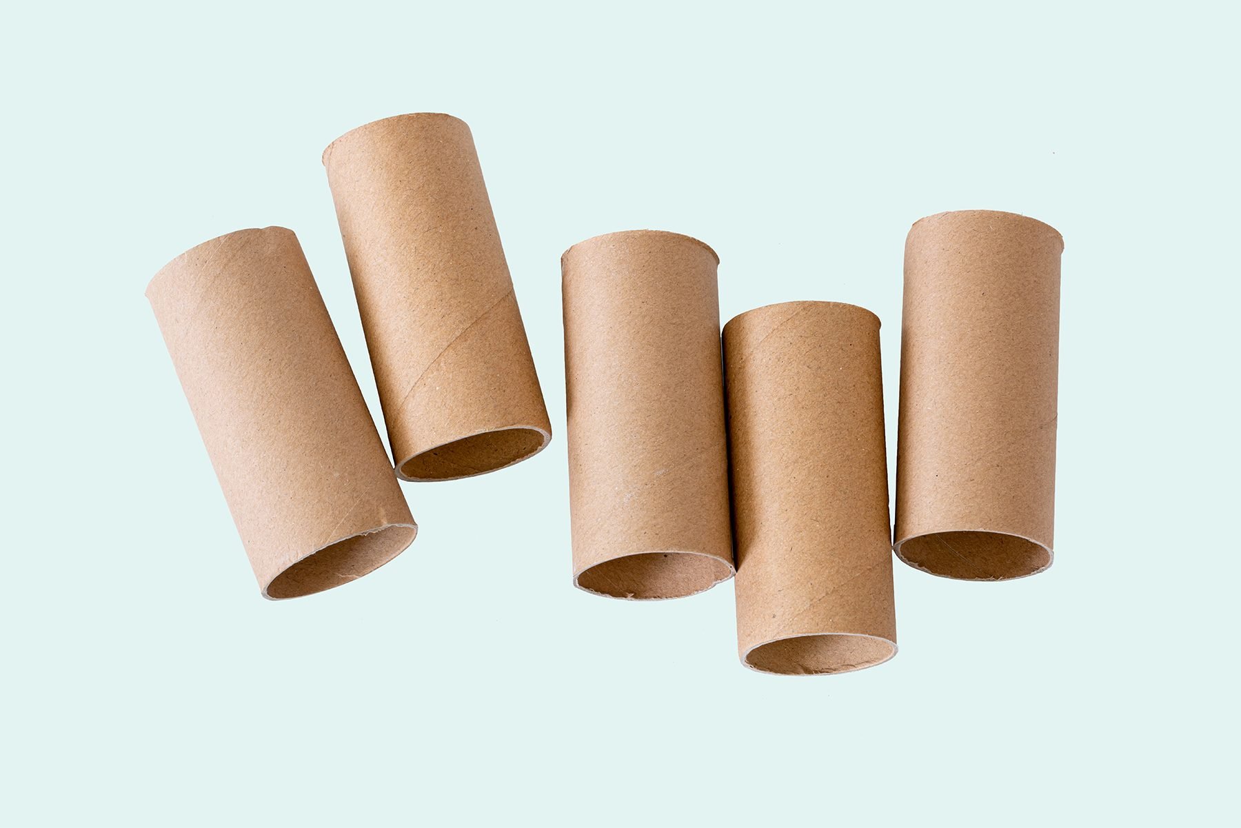 Lot of 18-Empty Paper Towel Rolls for Art & Craft projects-Brown Cardboard