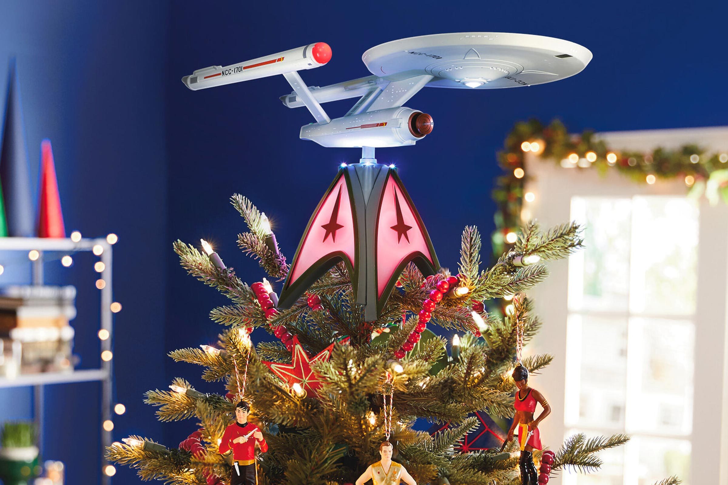 Star Trek christmas tree topper