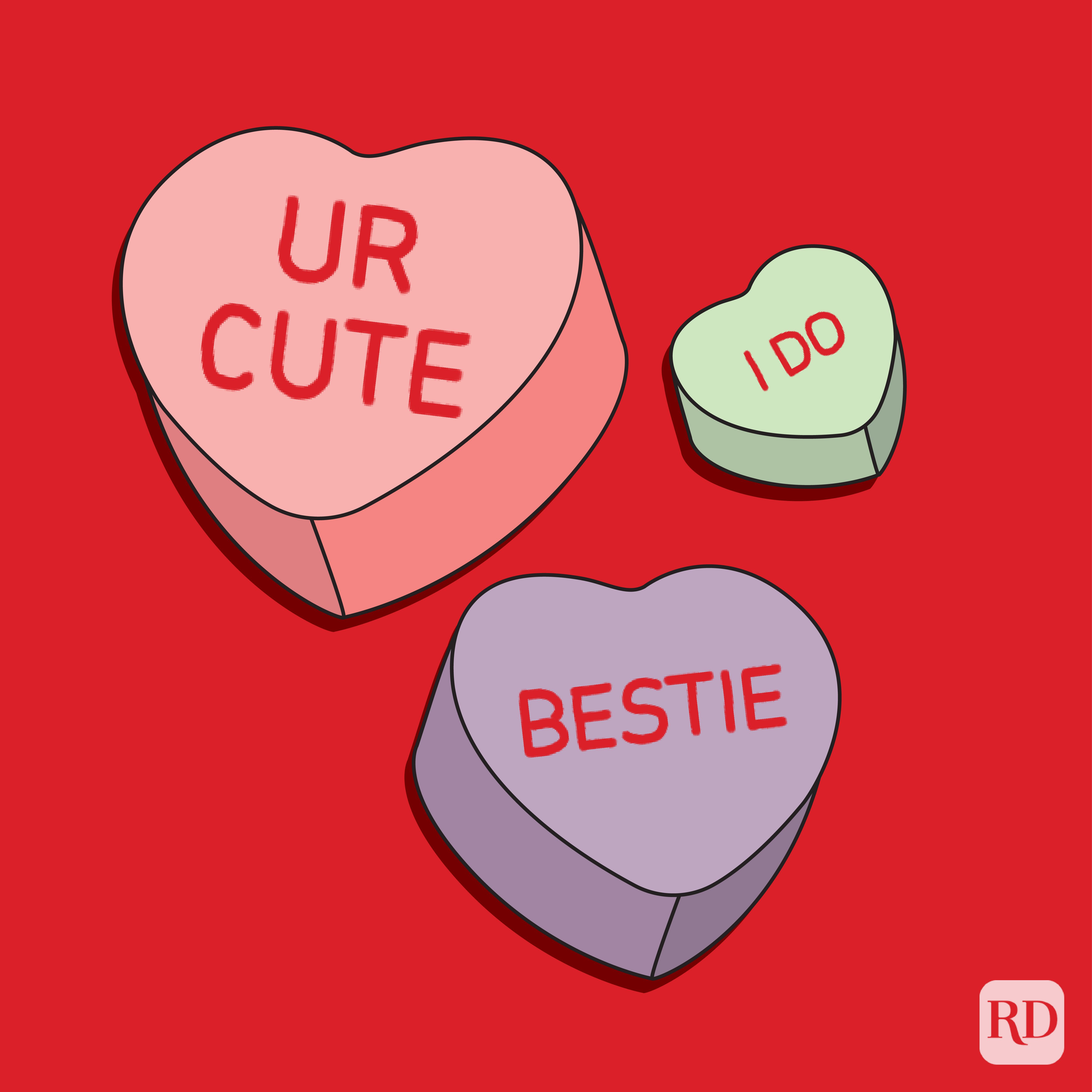 These Conversation Heart Candies Feature 'Friends' Sayings. Oh My