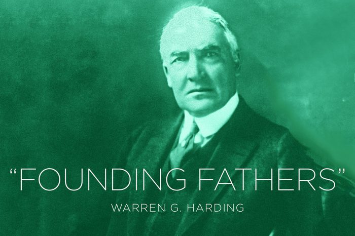 Warren G. Harding Former President Warren G. Harding. DNA testing is rewriting a chapter in presidential history, this one from the Roaring '20s. AncestryDNA, a division of Ancestry.com, says genetic analysis has confirmed President Warren G. Harding fathered a child out of wedlock with his long-rumored mistress Nan Britton. She set off a scandal when she went public nearly 90 years ago with her tale of forbidden love in the White House