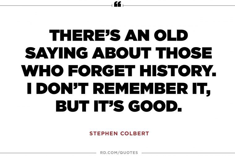 14 Best Ever Stephen Colbert Quotes Readers Digest 