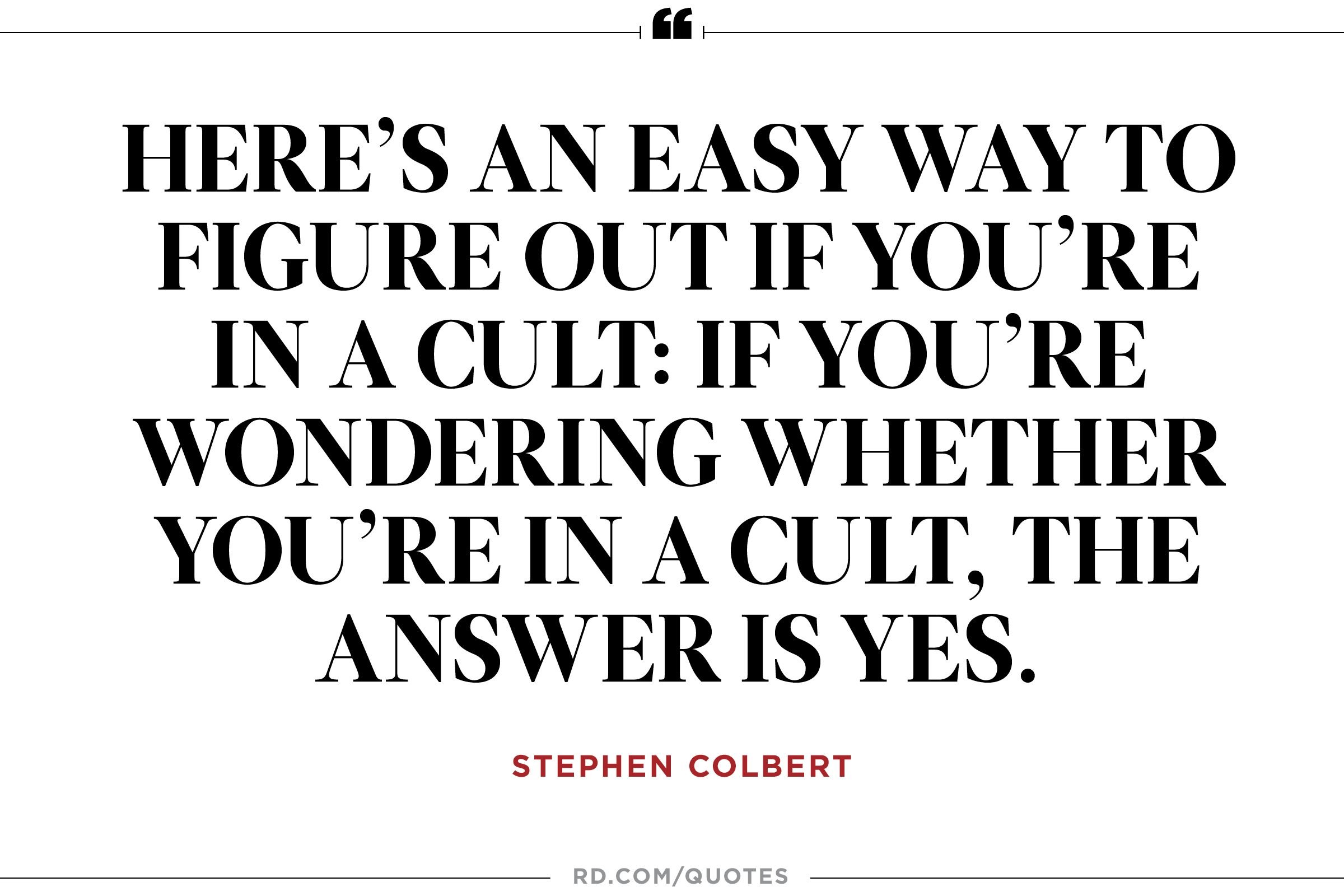 14 Best Ever Stephen Colbert Quotes Reader S Digest