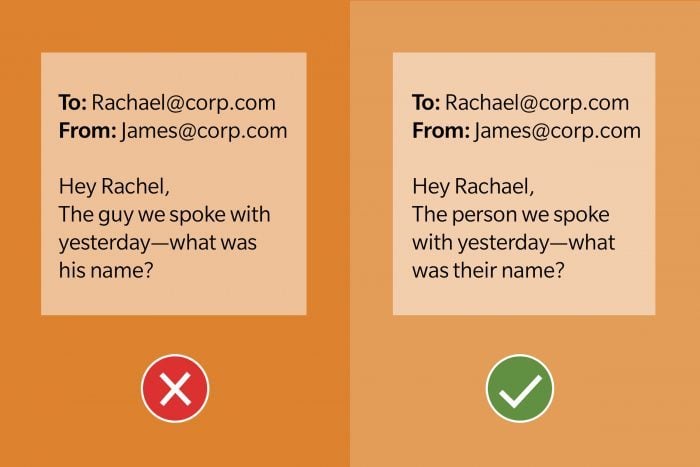 Email Etiquette Tip 8 Dont Assume Pronouns