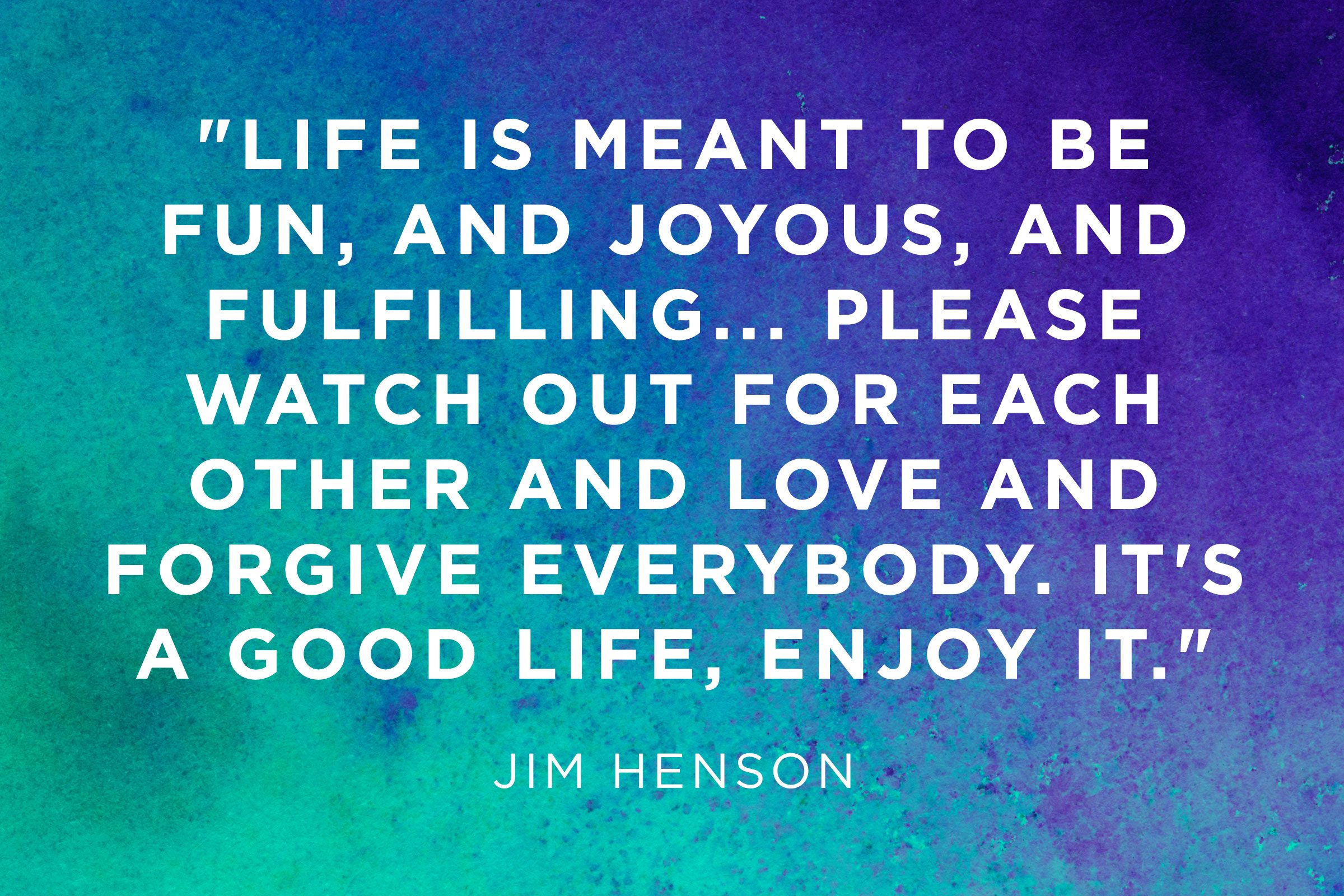 Jim Henson The meaning of life is passion