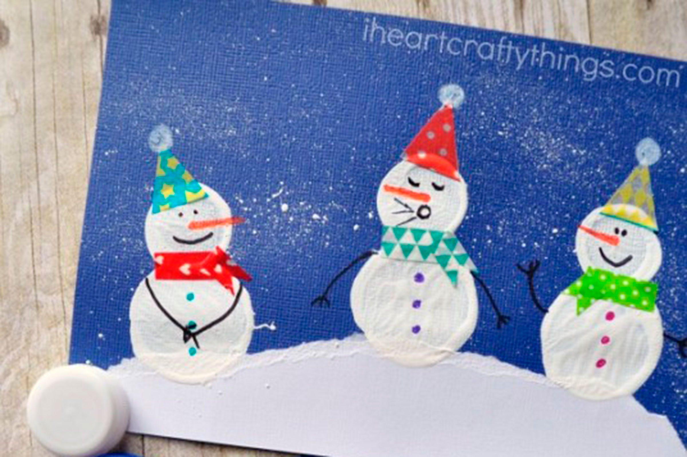 18 Easy Snowman Crafts for Kids To Make - I Heart Arts n Crafts