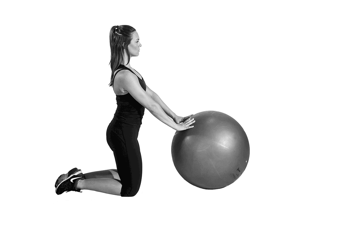exercise ball roll out