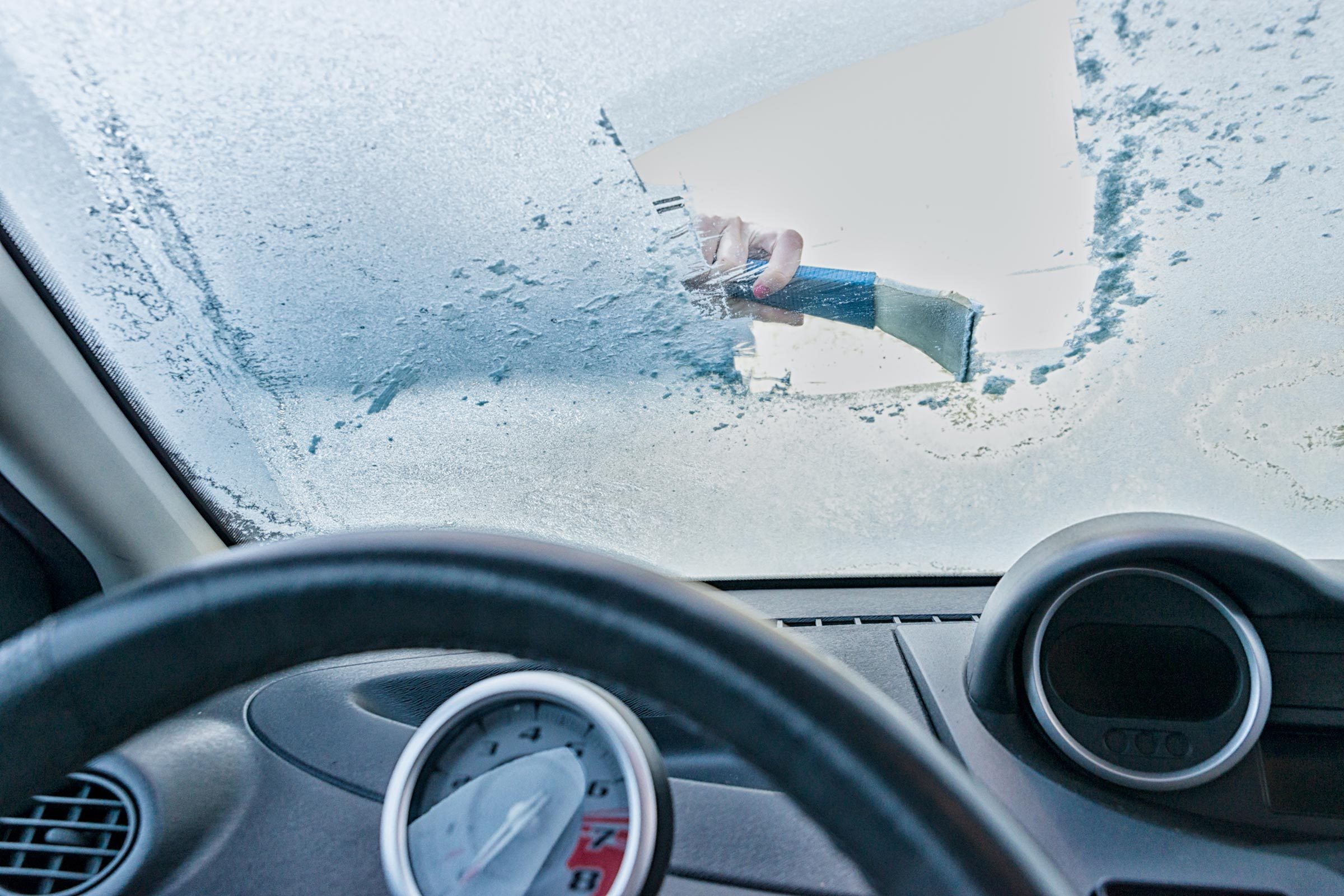 Frost: Remove ice from a car windscreen in cold weather in seconds this  winter with spray