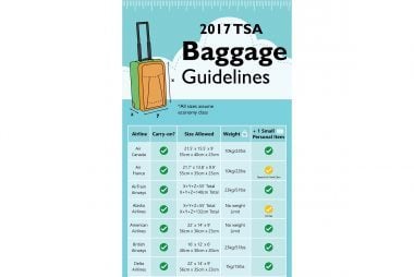 largest size luggage allowed airlines