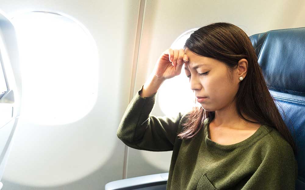plane travel headaches