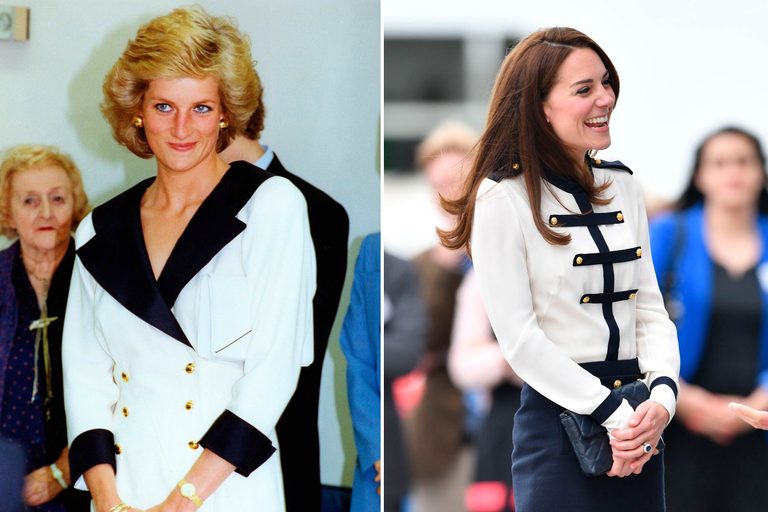 diana and kate similar outfits