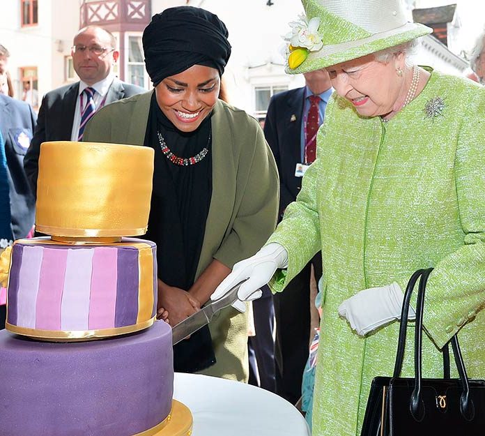 Queen Elizabeth II celebrating her birthday