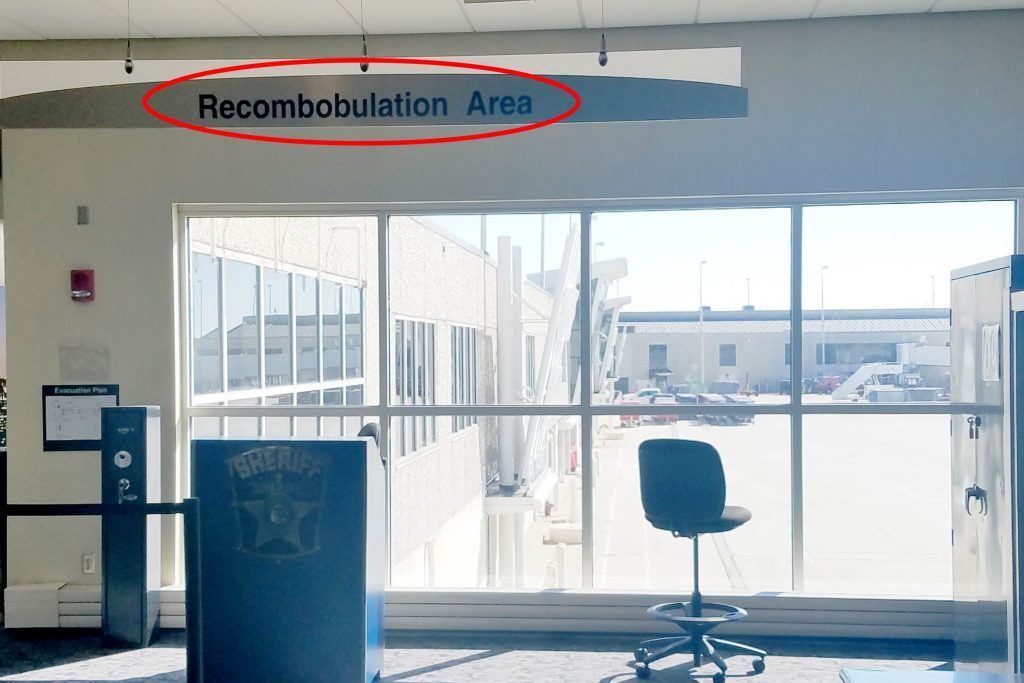 Recombobulation Area Why Every Airport Needs One Reader S