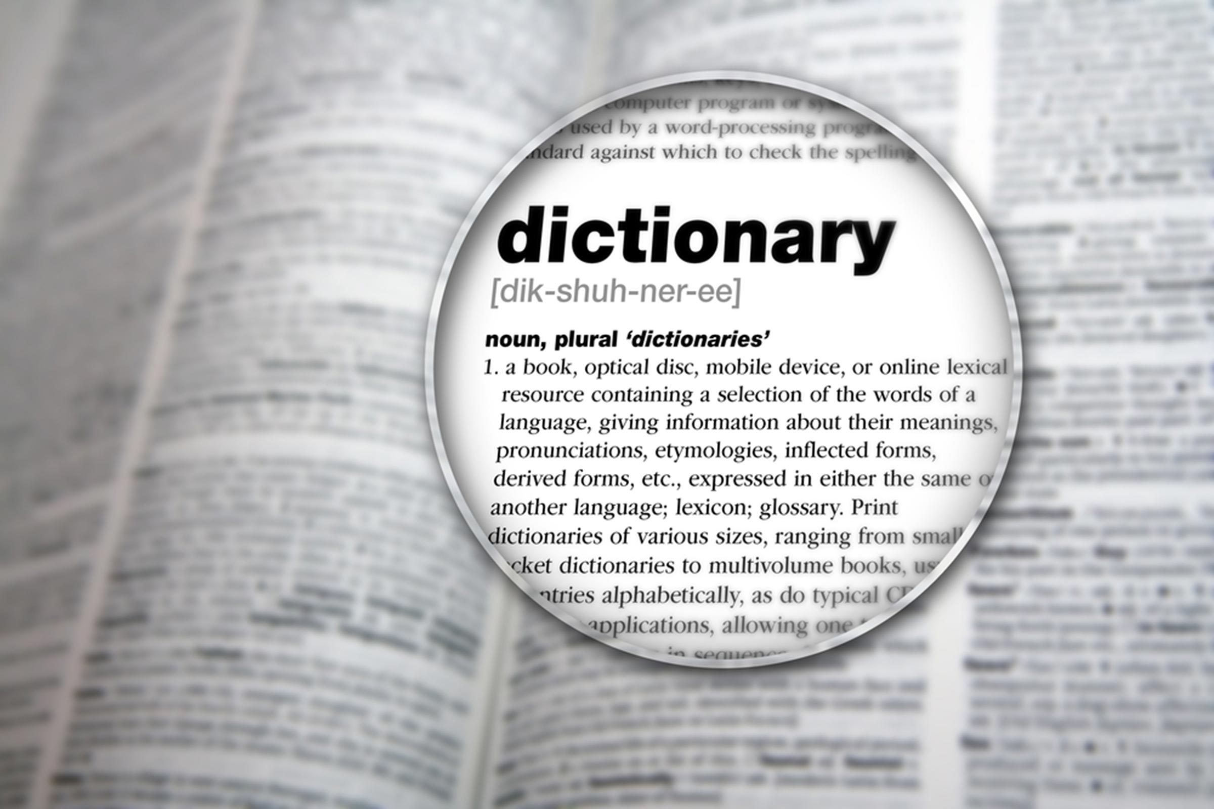 What Is The Dictionary Definition Of A Word