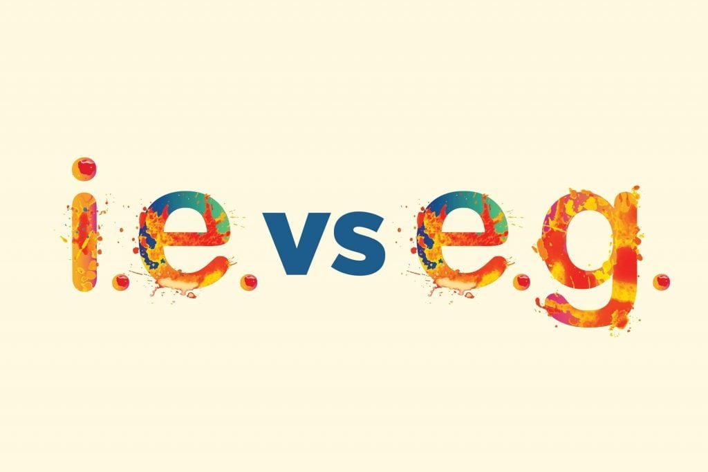 When To Use E G Versus I E Reader S Digest