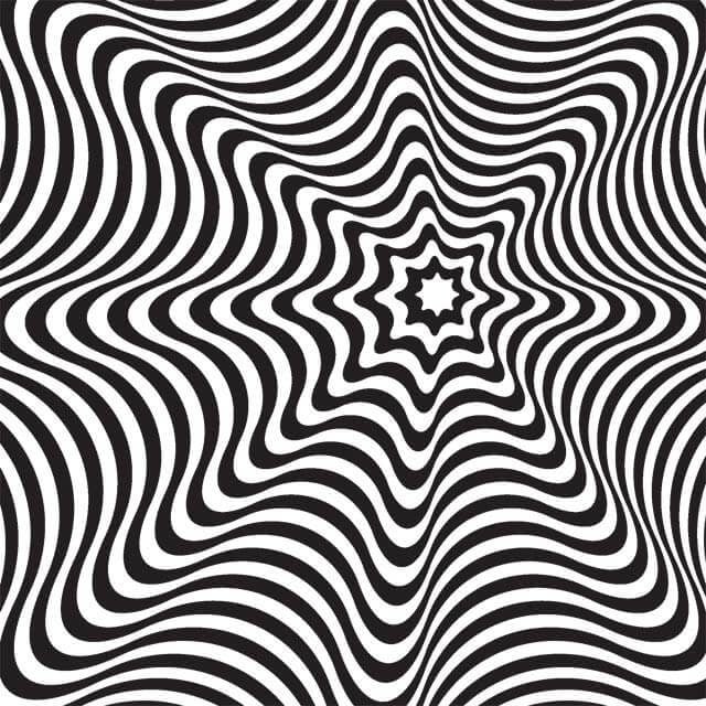 Set Of Black Optical Illusion Distorted Wavy Lines Spiral, Spiral Drawing,  Spiral Sketch, Optical Illusion Ripple Effect Shape PNG and Vector with  Transparent Background for Free Download