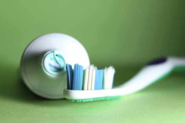 Toothbrush and toothpaste