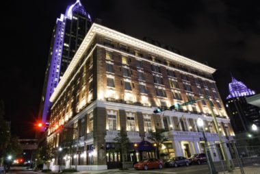 The Battle House opened for business in 1908. The hotel was operating in Mobile during first and second World Wars. It on the National Register of Historic Places listed as the Battle House Royale.