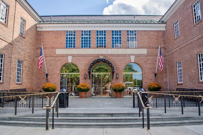 Cooperstown, NY, September, 2016, the national baseball hall of fame and museum as it opens for visitors.