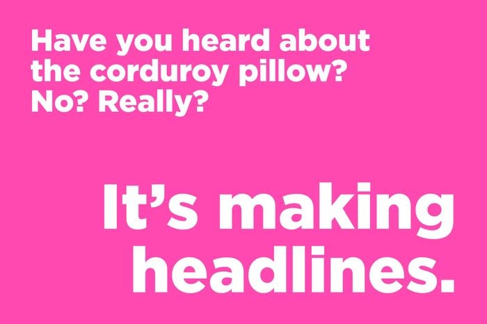 corduroy pillow