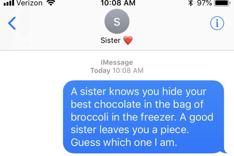 Funny Sister Quotes to Text Your Sister Right Now | Reader's Digest