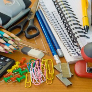 School office supplies; Shutterstock ID 83839360; Job (TFH, TOH, RD, BNB, CWM, CM): TOH