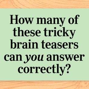 이 까다로운 두뇌 문제 중 몇 개나 정답을 맞힐 수 있습니까?