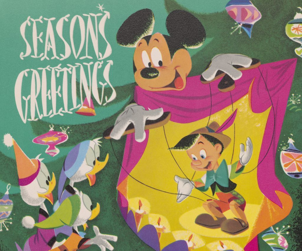 Vintage Disney Christmas Cards from Every Decade | Reader's Digest