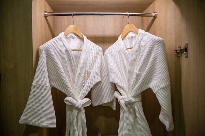 Hotels are using unique bathrobes to lure guests