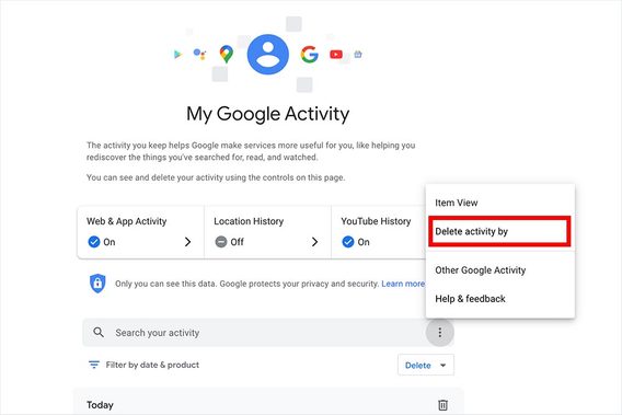 Google "My Activity": See and Delete Your Activity | Reader's Digest