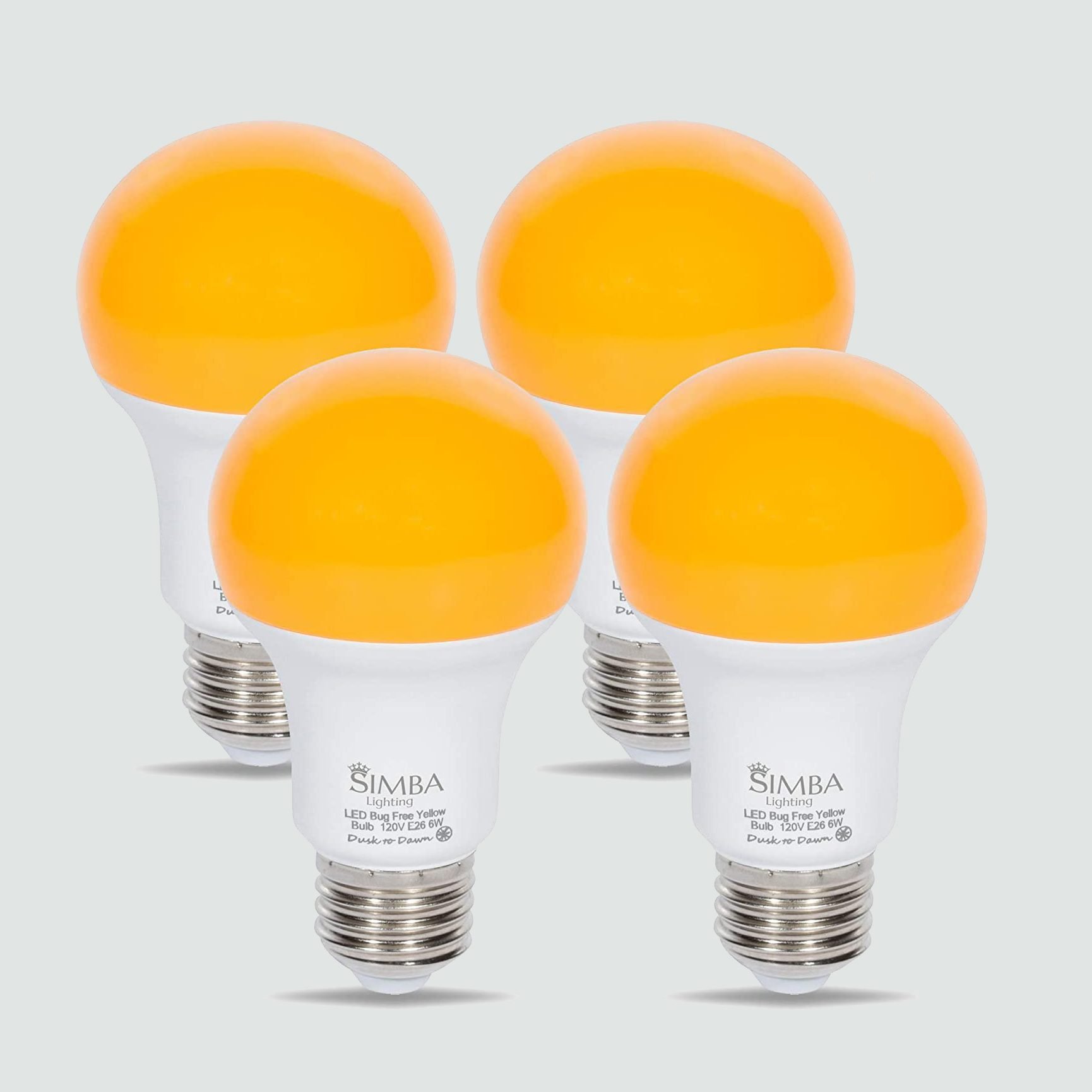 Simba Lighting LED Bug Repelling Yellow Bulb