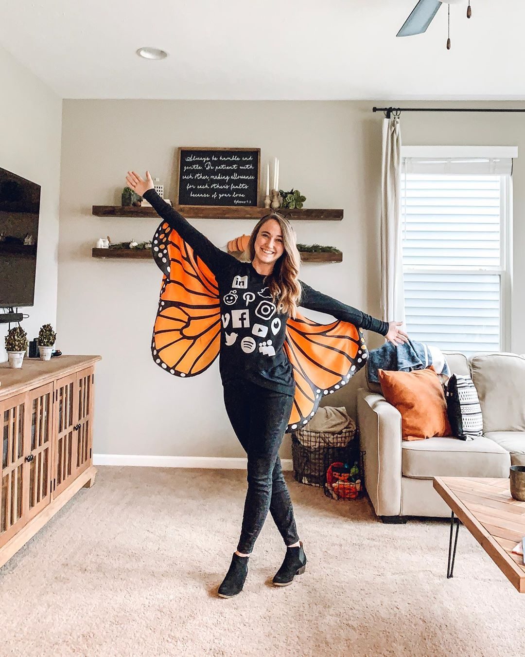 social butterfly halloween costume