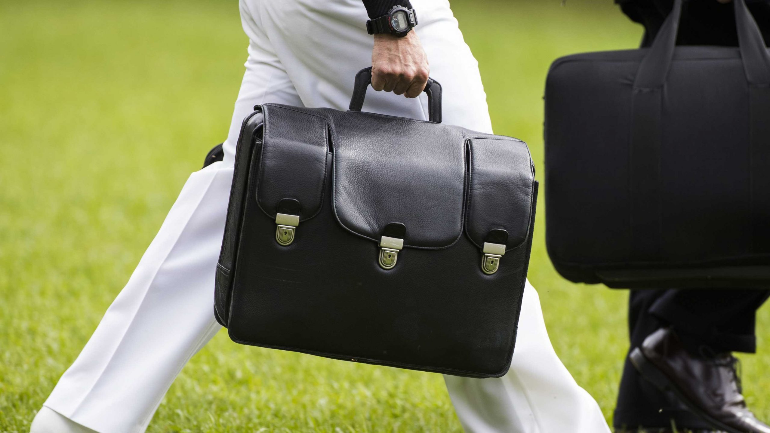 You always hear about the 'nuclear football.' Here's the behind