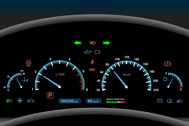 car dashboard controls