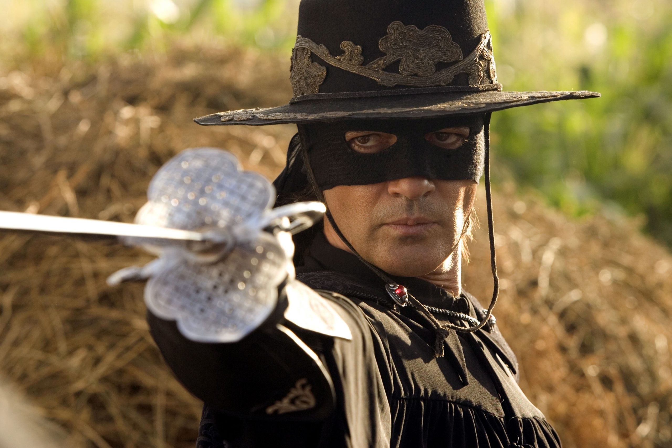 Editorial use only. No book cover usage. Mandatory Credit: Photo by Snap Stills/Shutterstock (2055073d) Antonio Banderas The Legend of Zorro - 2005