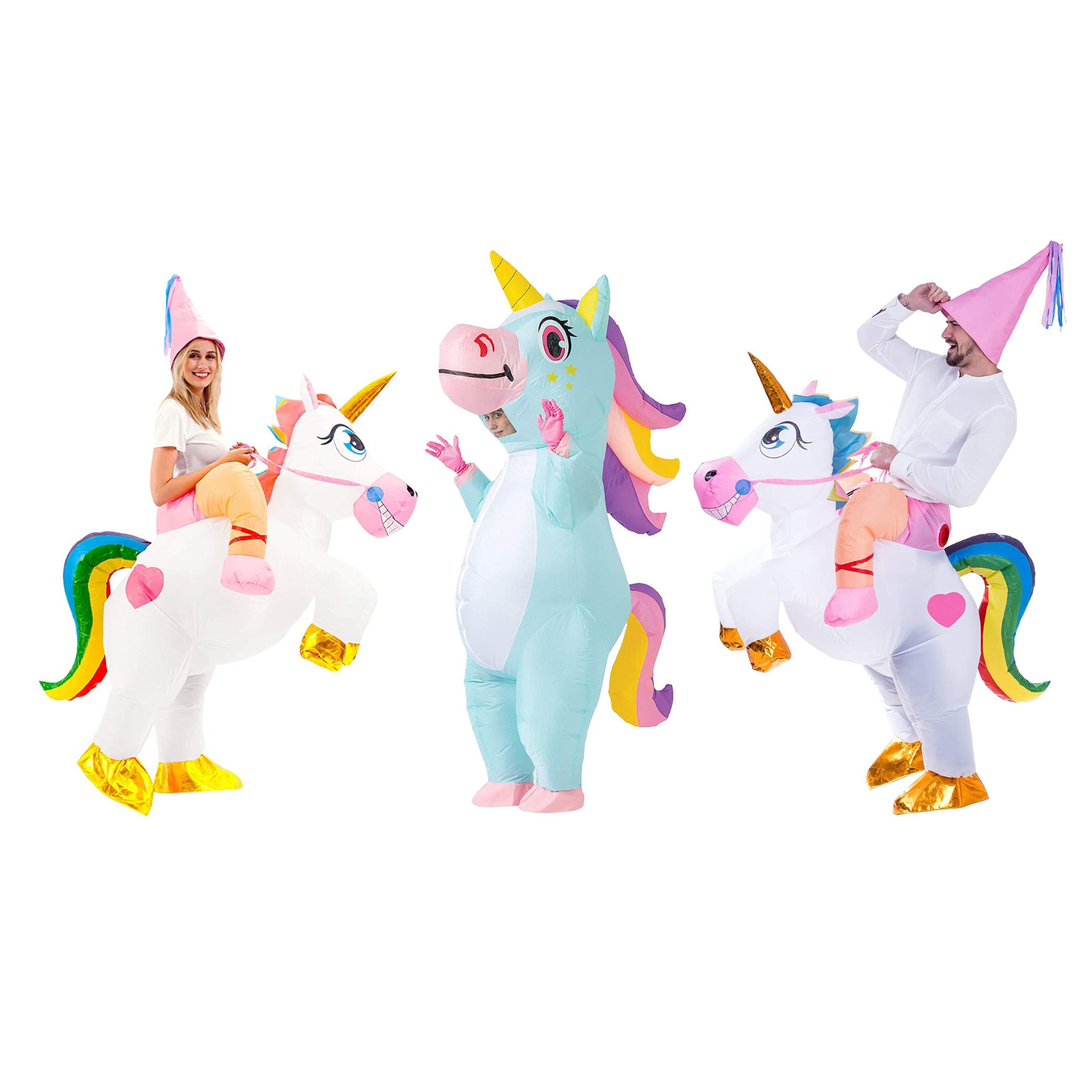 A menagerie of mythical creatures unicorns costumes