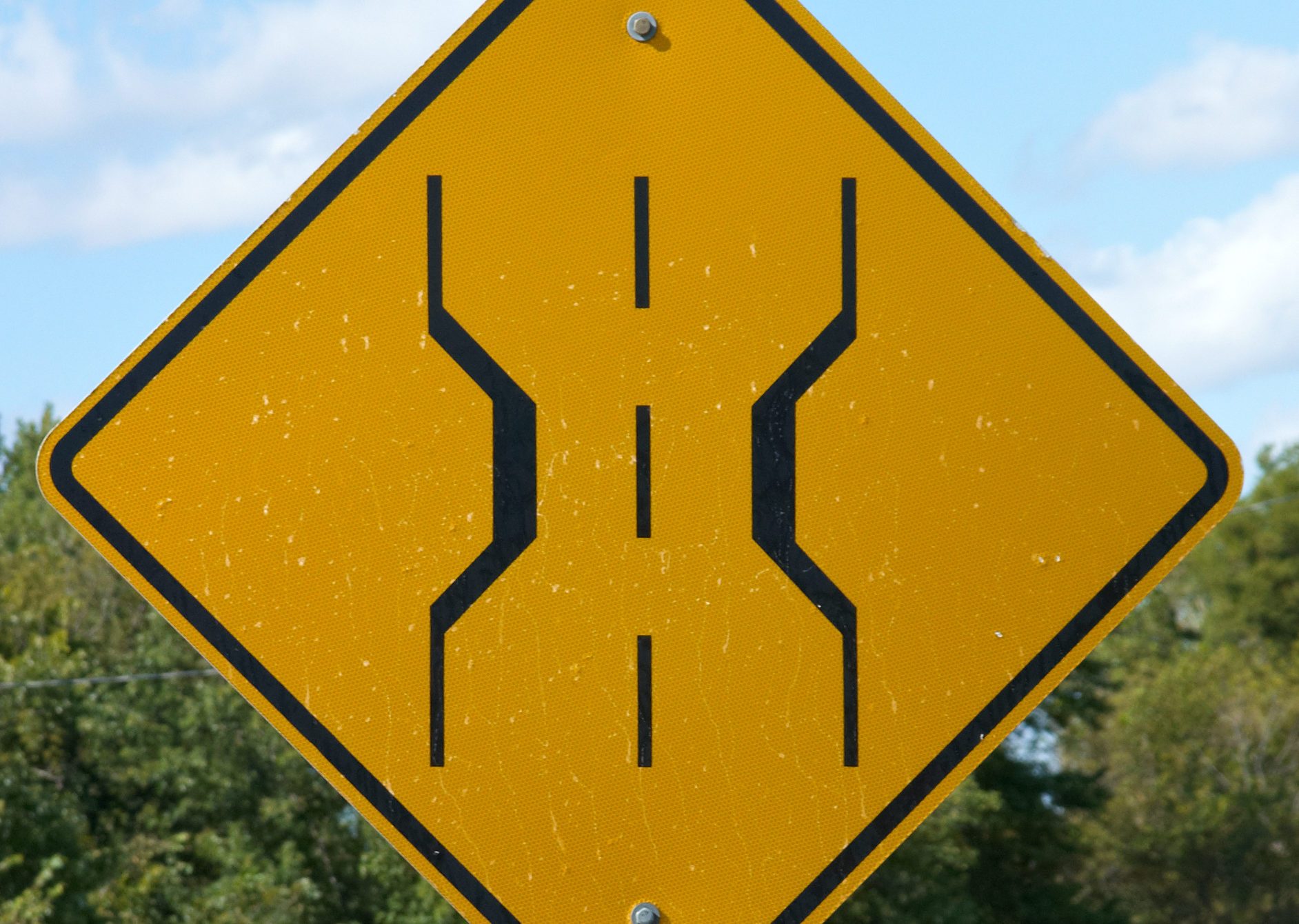 Road Ends Traffic Sign