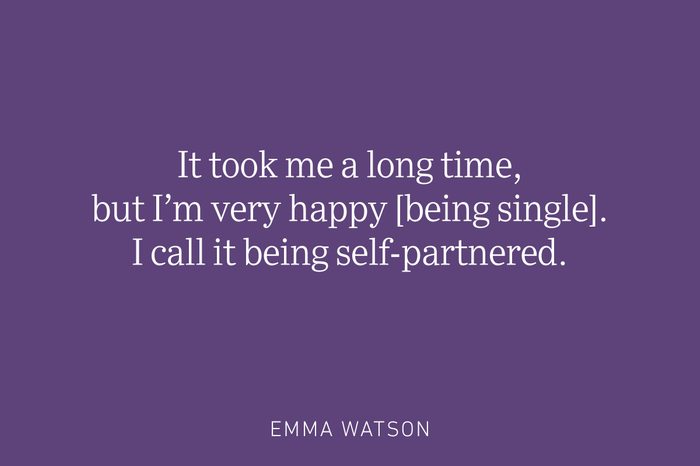 emma watson being single quote