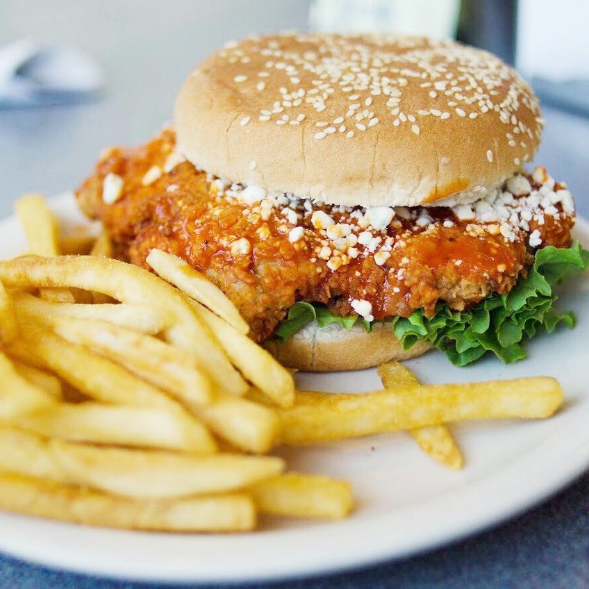 Buffalo Chicken Sandwhich From The 66 Diner In New Mexico Via Tripadvisor