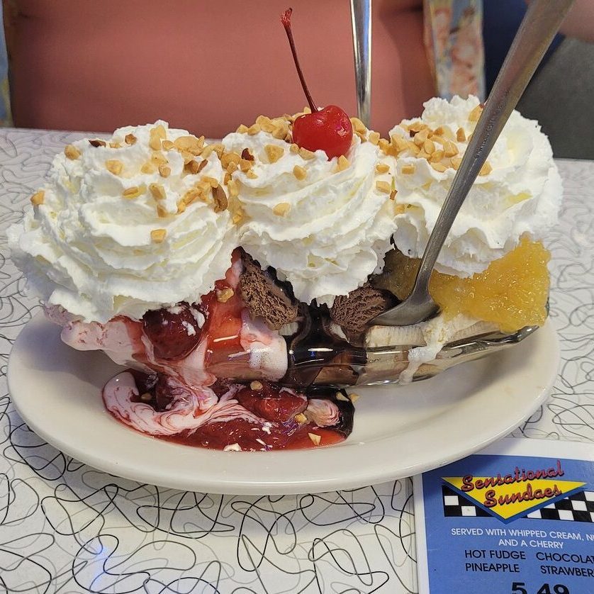 Ice Cream From Mels Classic Diner In Tennessee Via Tripadvisor