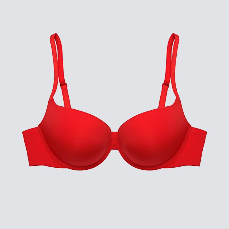 Well, here's a fashion tip that may just blow your mind: Red bras