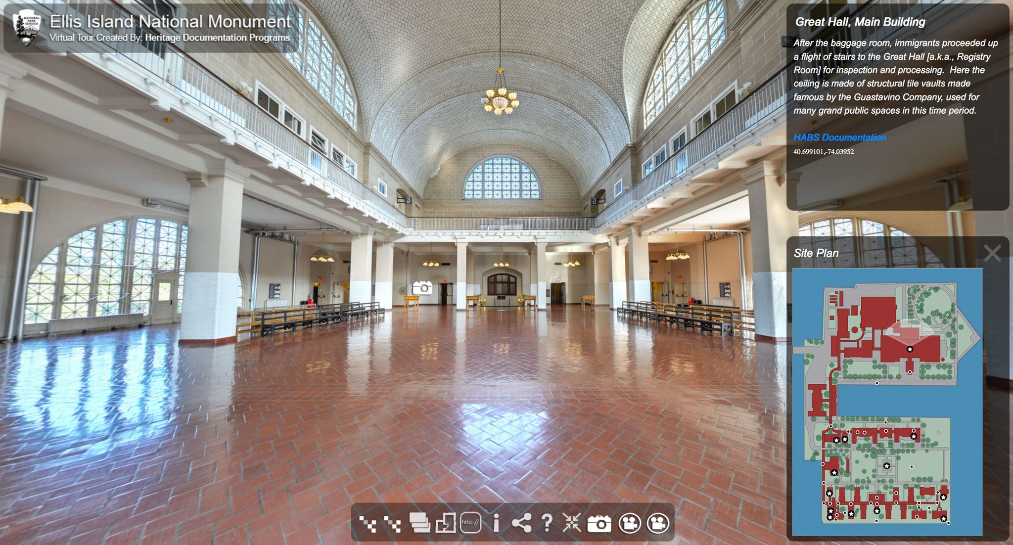 ellis island virtual tour video