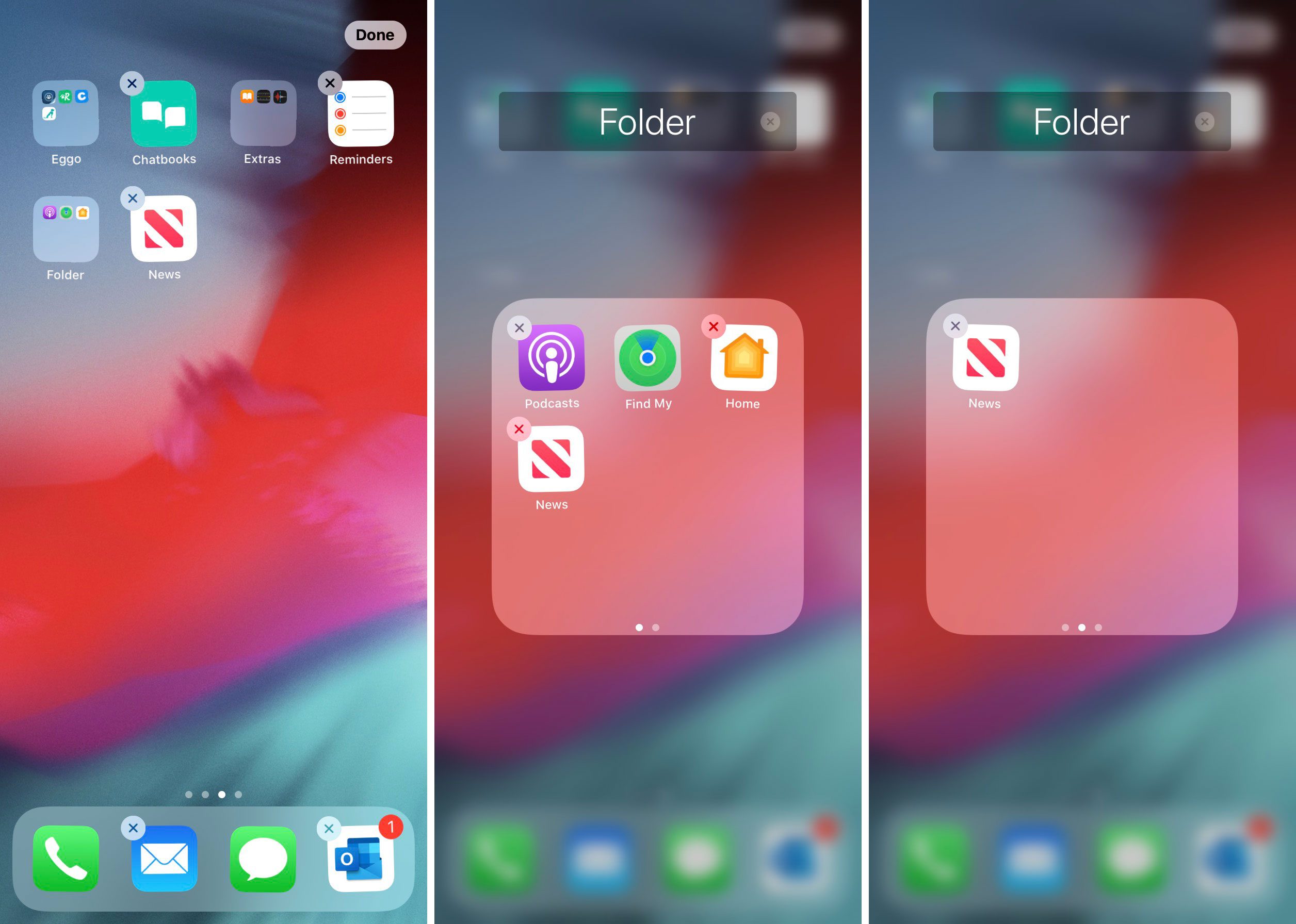 iphone lockable folder for apps