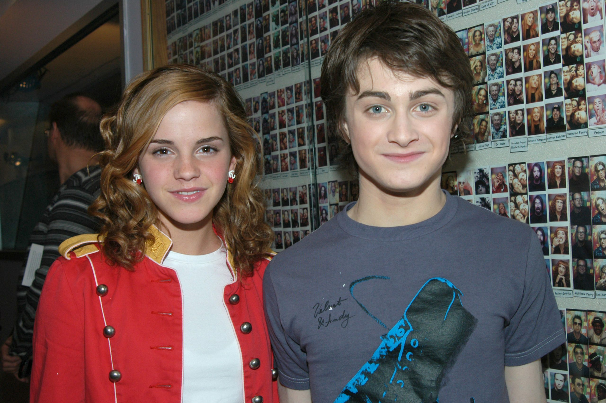 Daniel Radcliffe and Emma Watson Visit MTV'S "TRL" - May 24, 2004