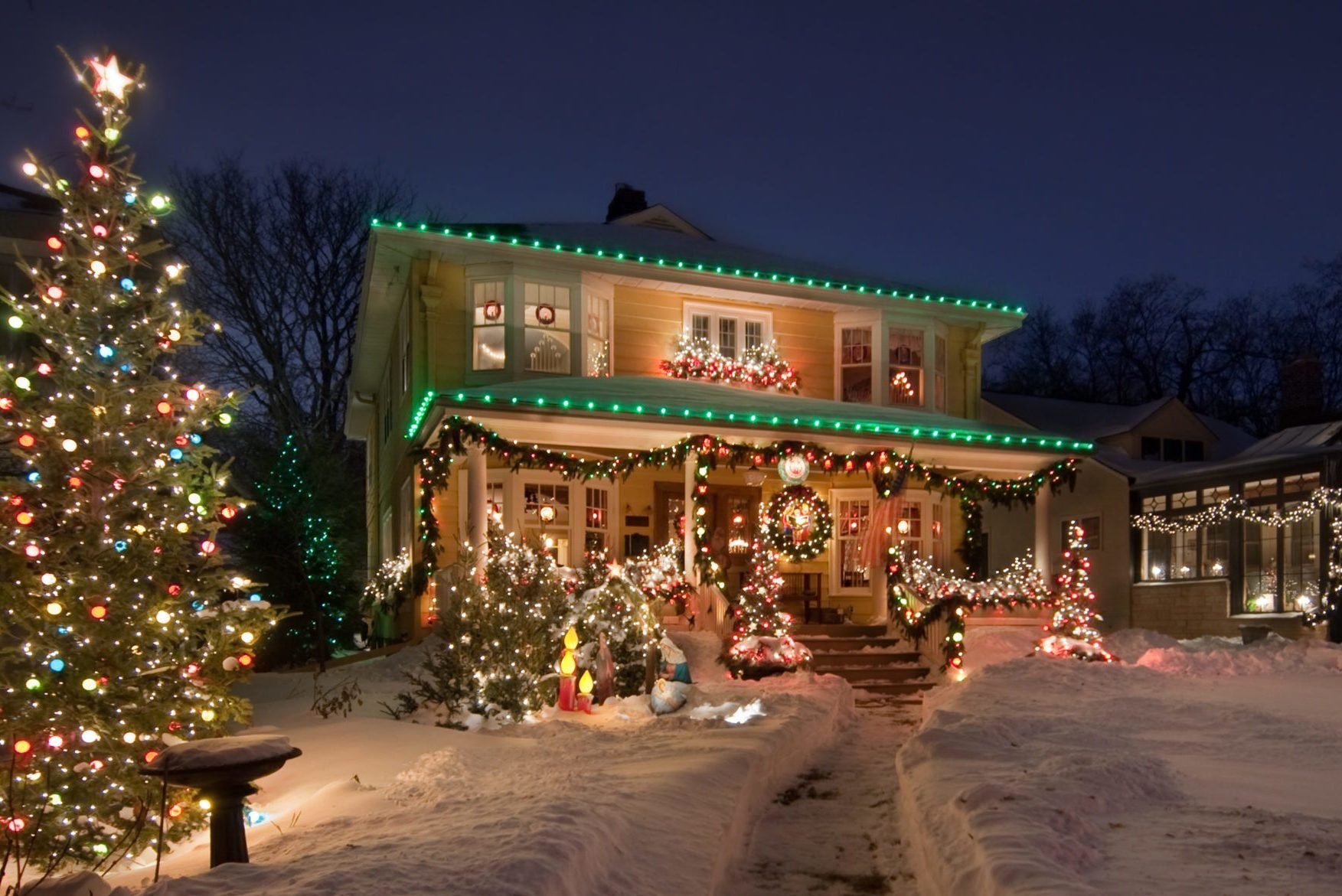 Transform your yard with christmas lights for yard decoration this ...