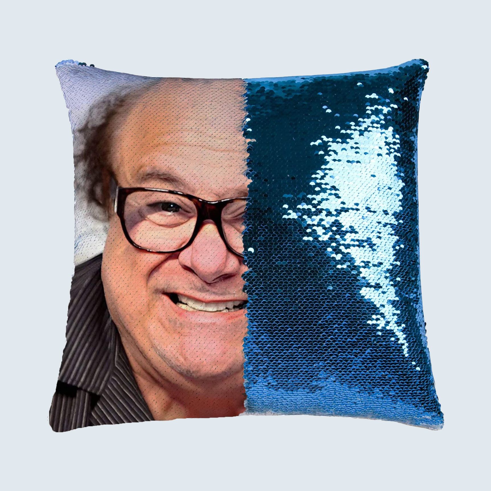 Danny Devito sequin pillow