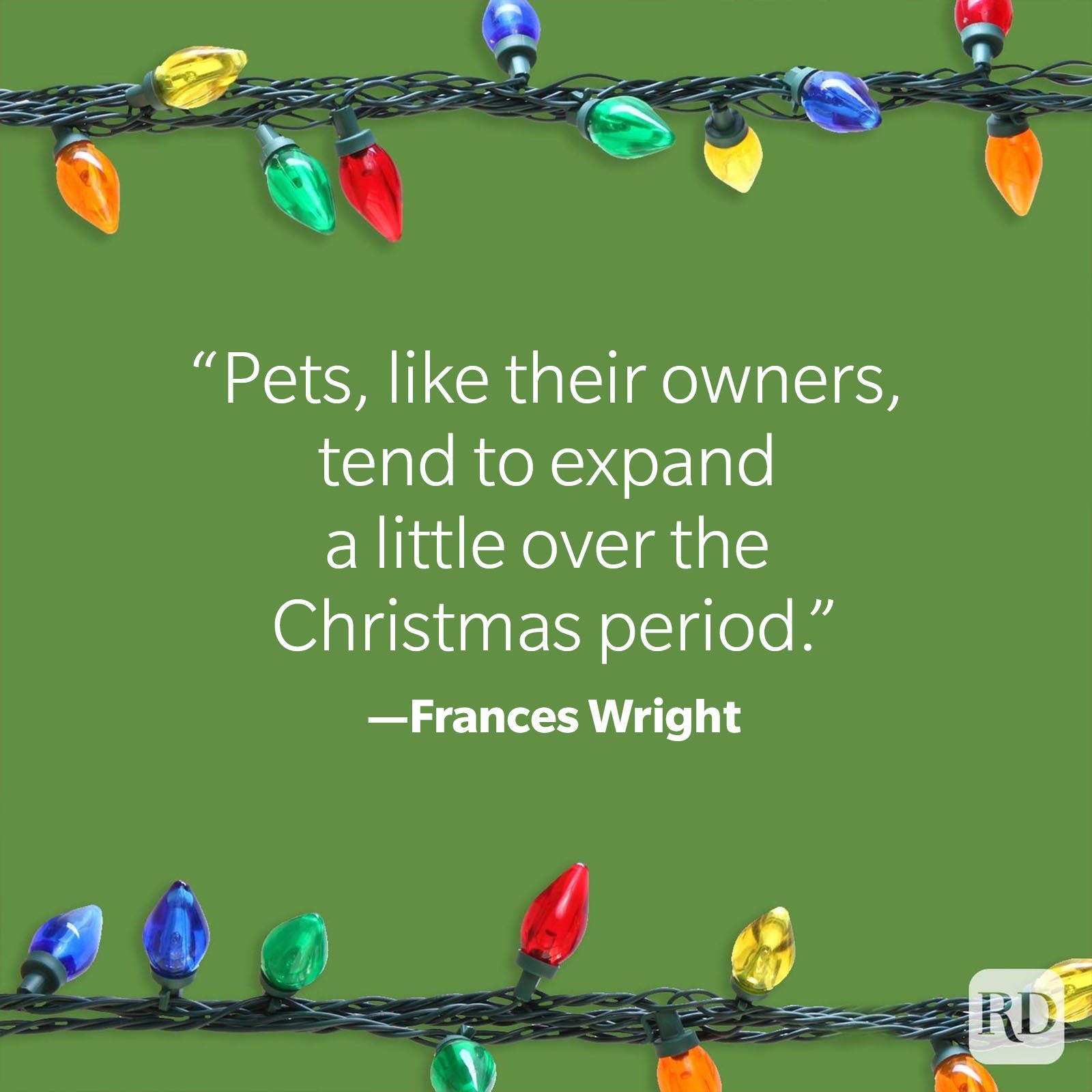 Frances Wright Funny Christmas Quote