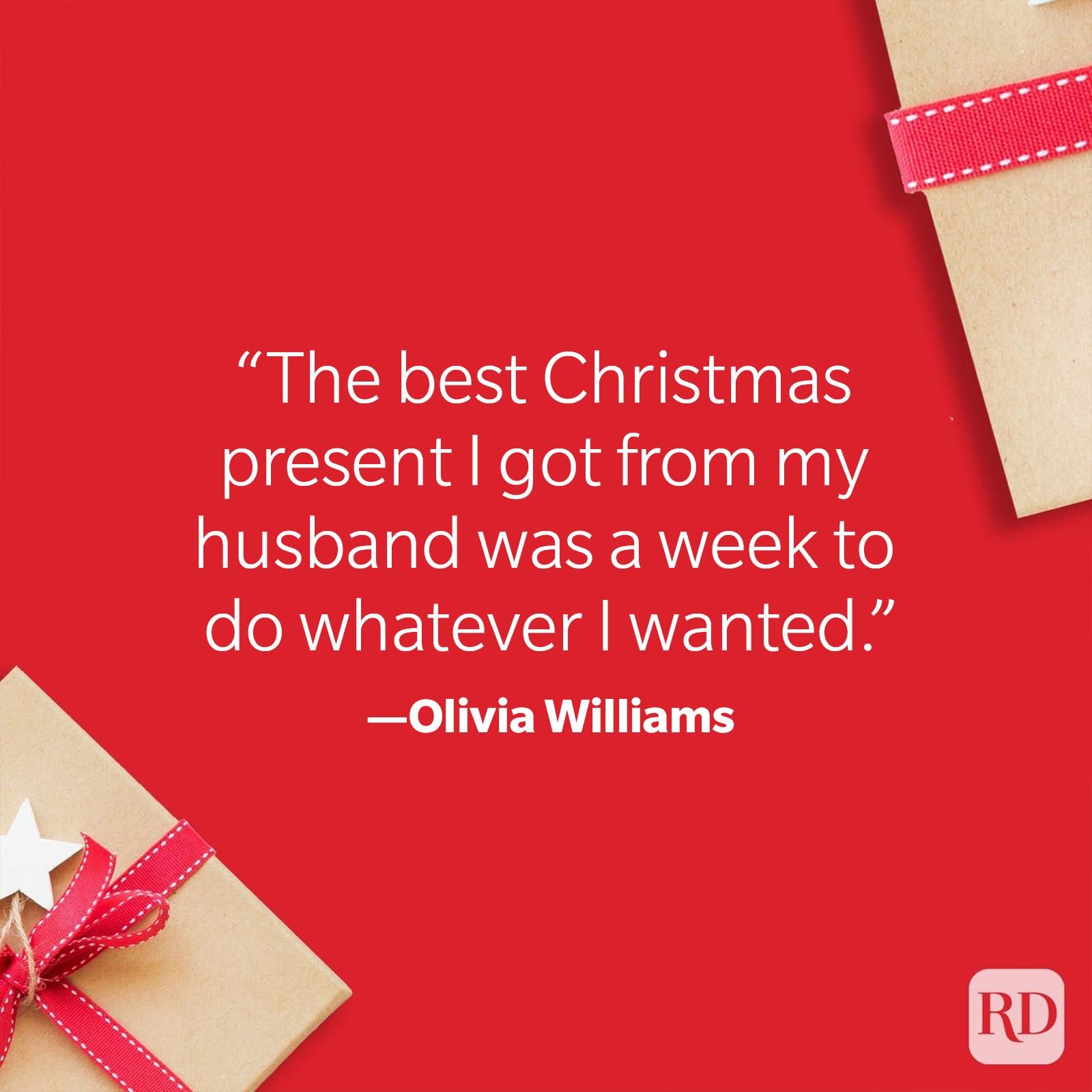 Olivia Williams Funny Christmas Quotes