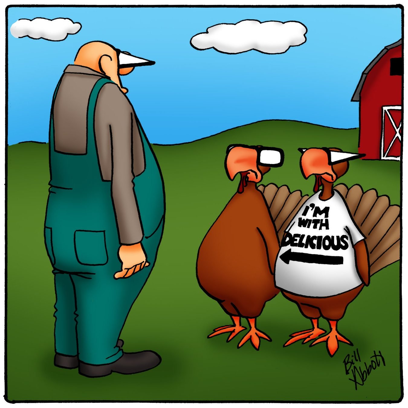 Thanksgiving cartoon 2024